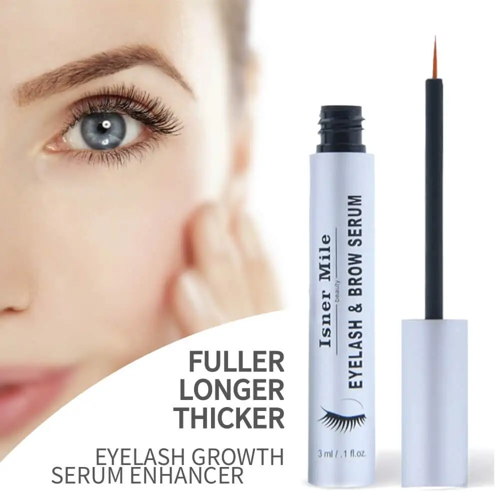 

ISNER MILE natural Eyelash Enhancer Serum eyelash growth booster eyebrow lash Mild stimulation-free eyelash serum