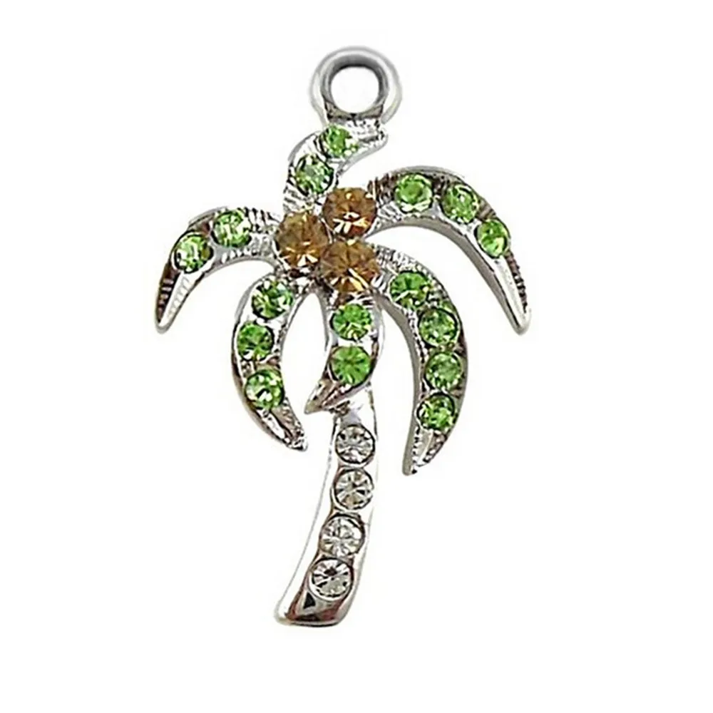 Цельные прямые поставки модные подвески и из серебристого сплава с кристаллами