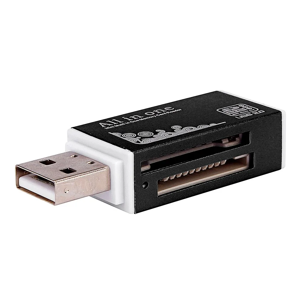 Высокоскоростной USB 2,0 все в 1 мульти карты памяти ридер для картридер 2 микро-sd TF M2 MMC мини кардридер памяти оптом