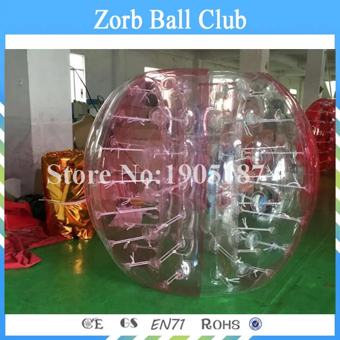 Бесплатная доставка 1 0 метра Диаметр ТПУ бампер мяч пузырь футбол Зорб для