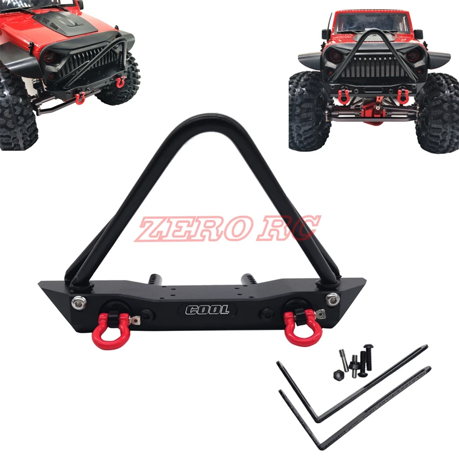 Радиоуправляемый 1/10 весы передний бампер с дужкой для 1:10 осевой SCX10 Traxxas TRX4 TRX-4 RC4WD