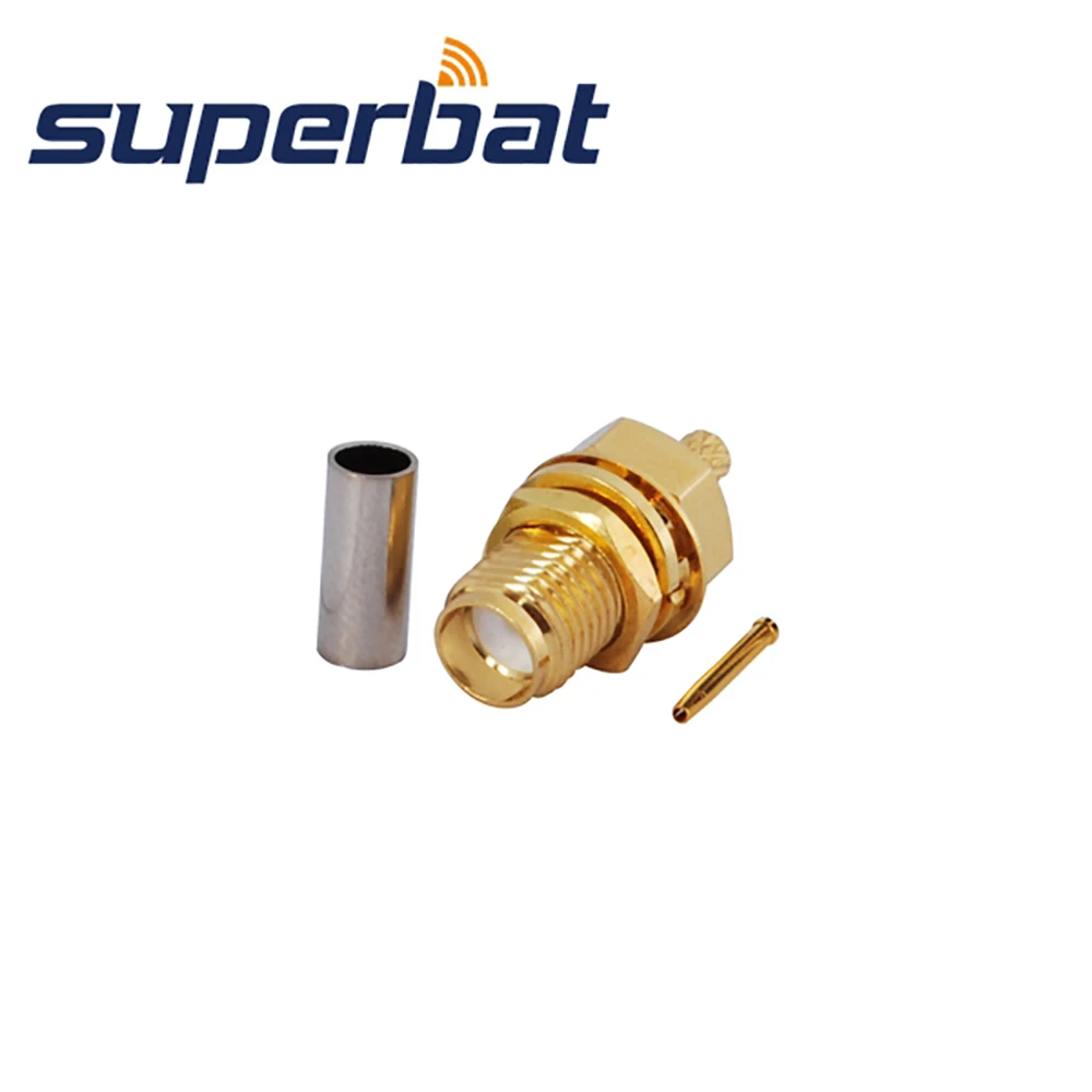 Только обжим SMA штепсельно гнездовой RF коаксиальный разъем для RG 174 188A RG316 LMR100