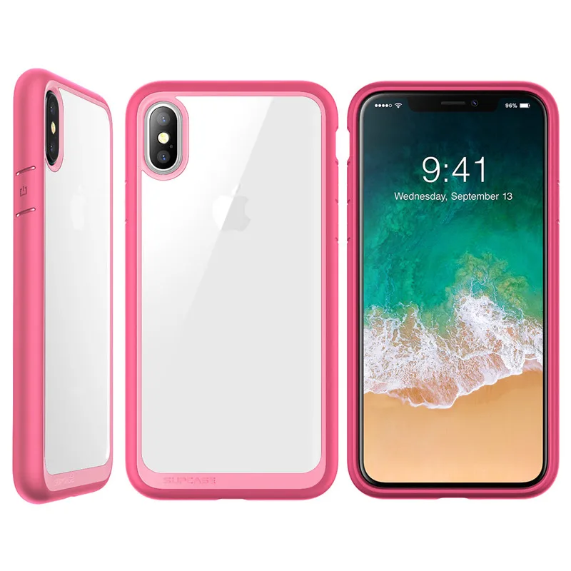 Для iphone Xs SUP чехол Чехол 5,8 дюймов UB стиль Серия Премиум Гибридный ТПУ бампер+ прозрачная задняя крышка для телефона для iphone X чехол