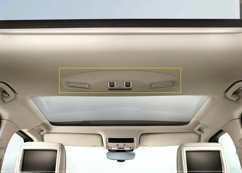 

1 Pcs Car Roof Reading Lamp Frame Cover Trim For Land Rover Discovery 5 LR5 HSE LUXURY Car Accessories