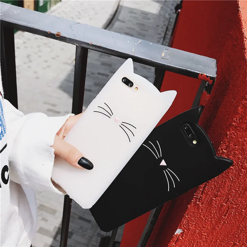3D модные с рисунком кота мягкий силиконовый чехол для samsung Galaxy J1 J3 J2 J7 J5 2015 2016 Mini Prime