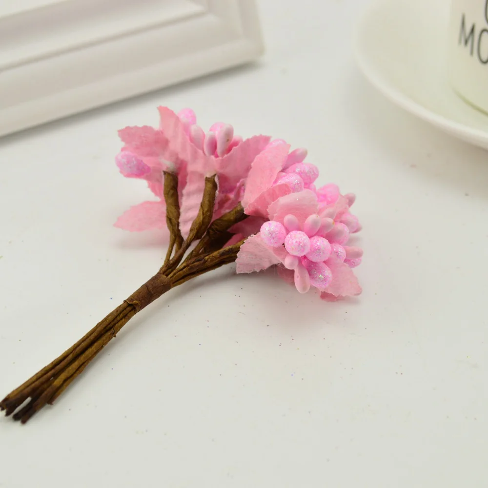 10 шт. diy украшения для скрапбукинга дешевый искусственный цветок Гирлянда в виде