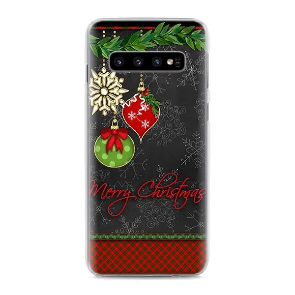 Чехол для телефона с рождественскими зимними пожеланиями s для samsung Galaxy S10e S10 S8 S9 Plus M10 M20 M30 A50 S6 S7 Edge, Жесткий Чехол - Цвет: 12