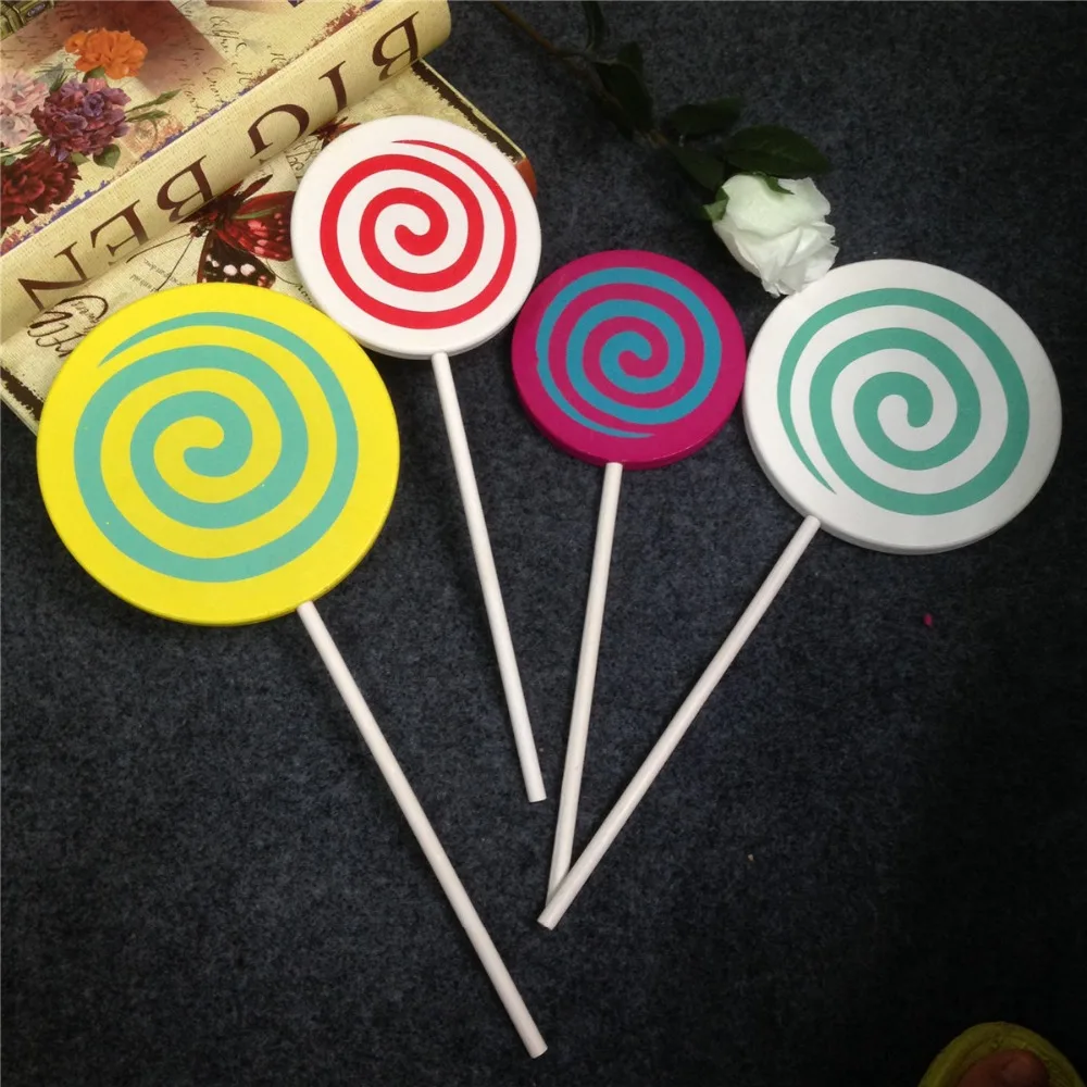 Красочные моделирования леденец большой Размеры 16 см детей фотостудия реквизит