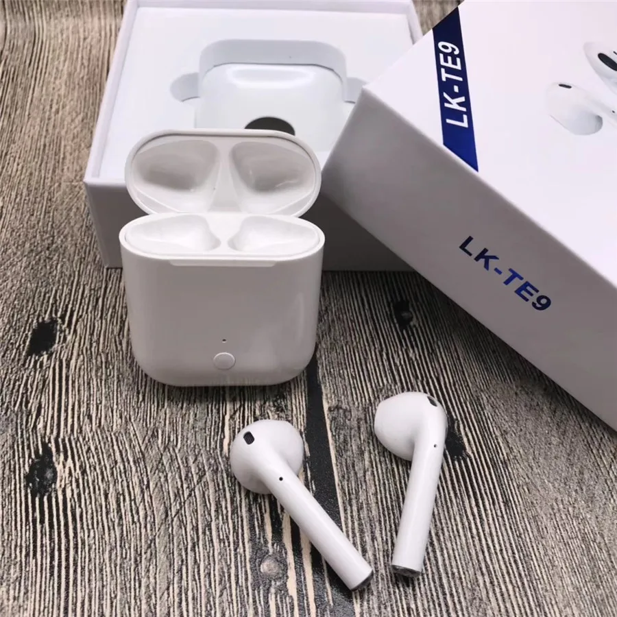 LK TE9 Сенсорный Тип Беспроводные Bluetooth бинауральные звонки умные наушники