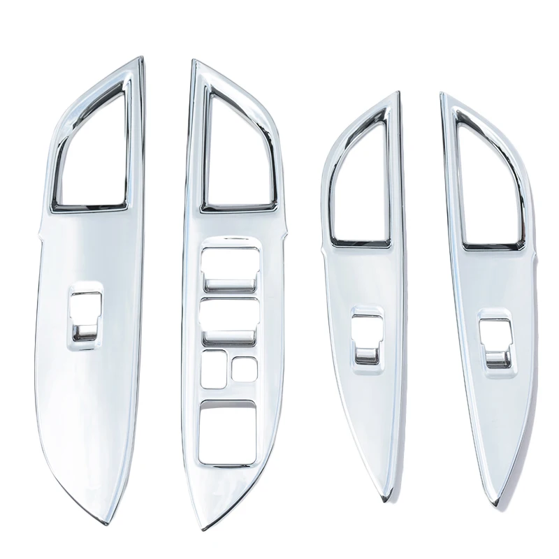 4 шт./компл. хромированные дверные подлокотник оконный подъемный переключатель