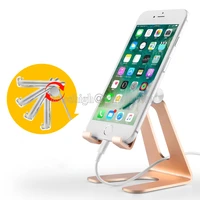 new aluminum alloy cell phone display stand holder for mobile phone live bracket ipad tablet display on desktop or retail shop