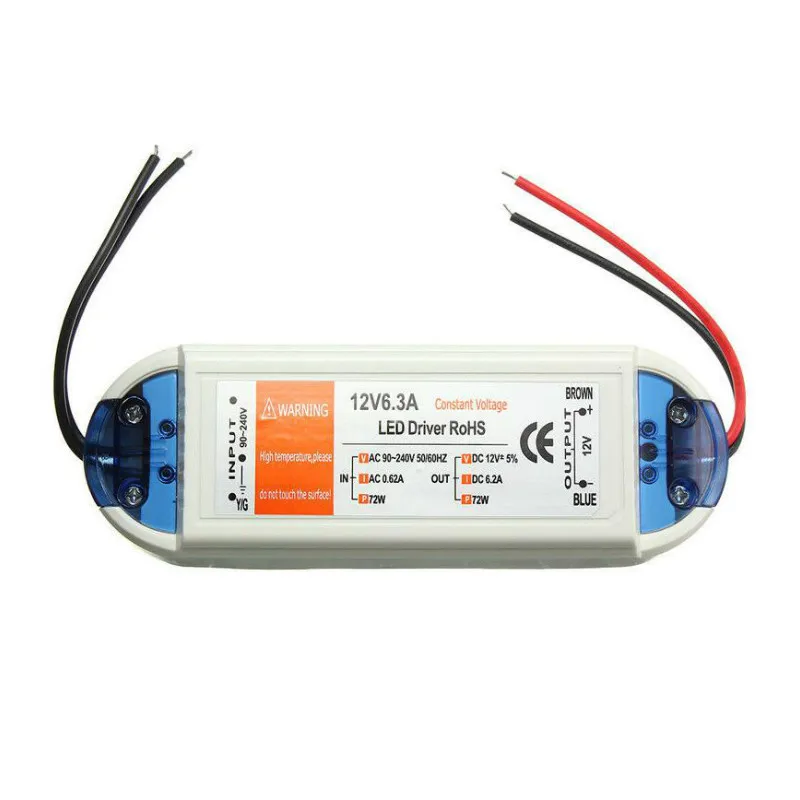 Светодиодный драйвер AC 110V 220V к DC12V LED адаптер питания Трансформаторы освещения