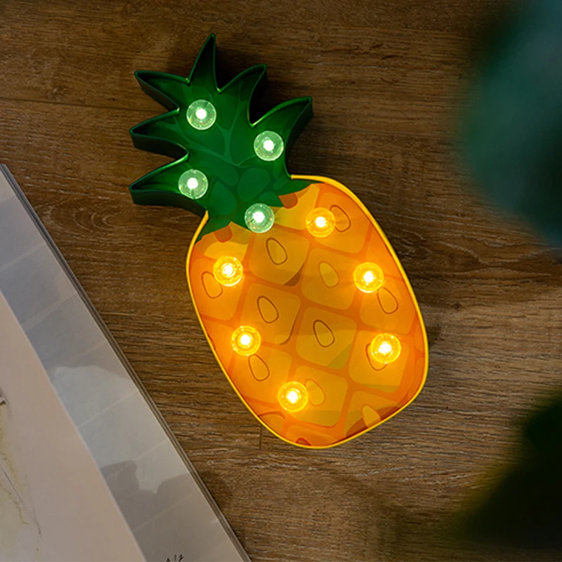 Ночной 3d светильник в виде ананаса ROPIO настольная лампа с регулируемым