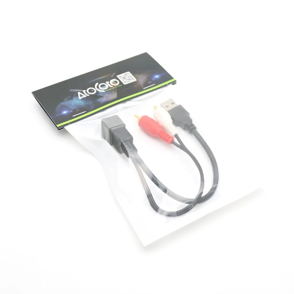 Автомобильный USB 2 RCA адаптер удержания w/8 Pin Интерфейс Соединительный кабель для Nissan Lada Vesta 2011-up