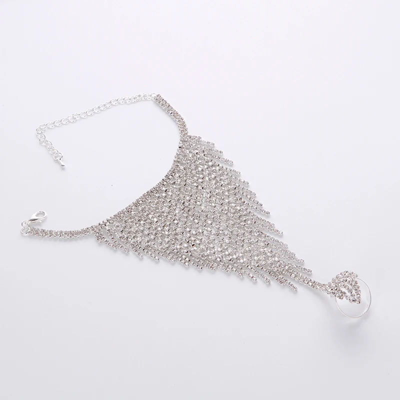 Браслет для стразы с кристаллами невесты танца живота | Тематическая одежда и