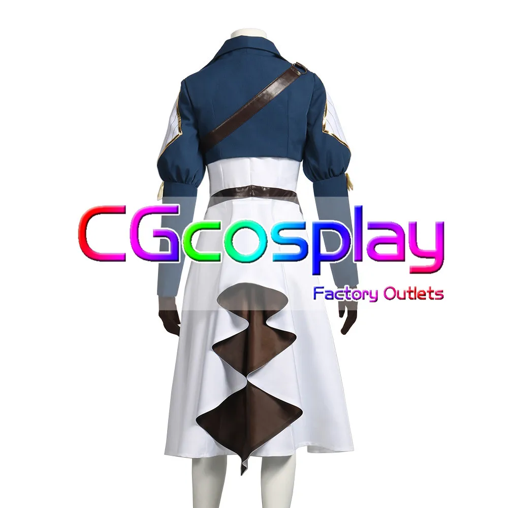 Cgcos Экспресс! Фиолетовое платье эвергарден Аниме игра косплей костюм на Хэллоуин