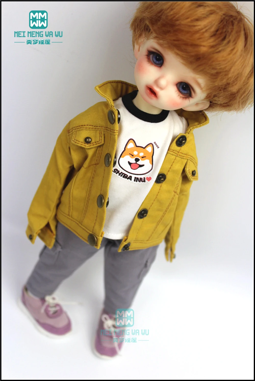 Аксессуары BJD кукольная одежда для 27 30 см 1/6 YOSD кукла Модная Джинсовая куртка