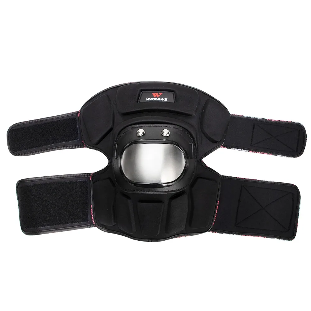 WOSAWE Нержавеющая сталь защита колен для мотокросса + налокотник Мото Гонки на
