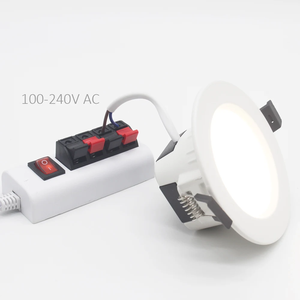 Светодиодный светильник с регулируемой яркостью RGB CCT 110 В 220 в 230 В 5 Вт BT сетчатый потолочный светильник с Bluetooth и управлением через приложение Встраиваемый светодиодный точечный светильник