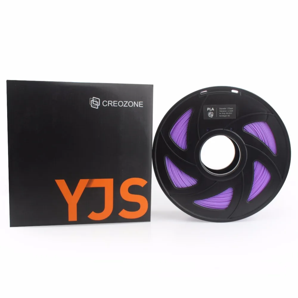 Нить CREOZONE PLA 1 75 мм кг пластик для 3d печати материалы фиолетового цвета|pla filament 1.75mm