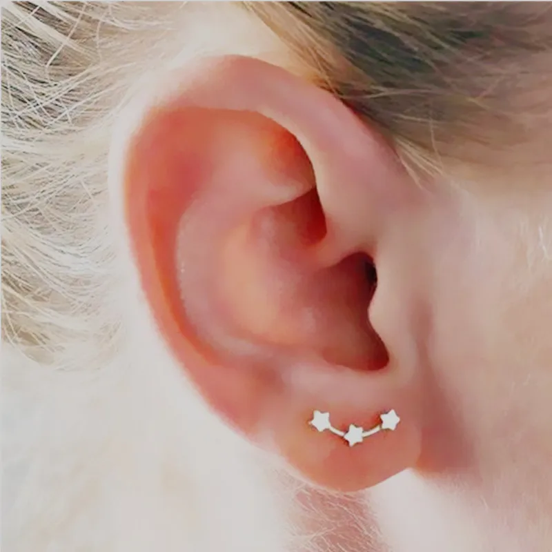 Женские серьги пусеты ручной работы простой дизайн|circle stud earrings|fashion earringsstud earrings |