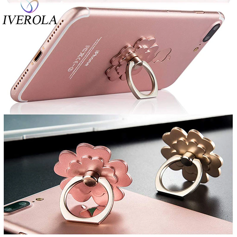 

Univerola 360 Degree Adjustable Finger Ring Holder Smartphone Phone Stand Mobile Phone Holder Stand for iPhone for Xiaomi Huawei