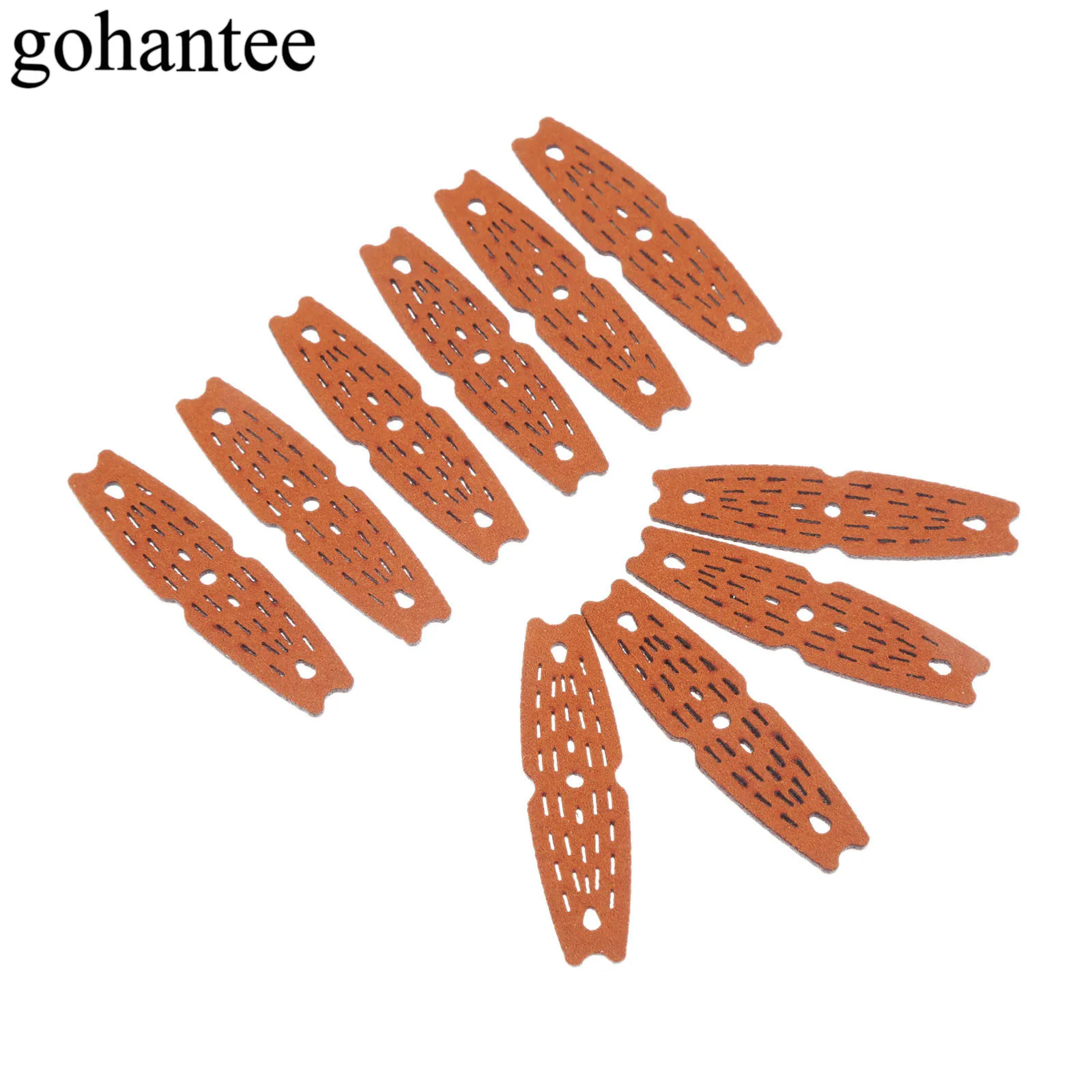

Пакеты gohantee из микрофибры для рогатки, коричневые, 10 шт., центральное отверстие для охоты на открытом воздухе, катапульты 55 мм x 15 мм x 8 мм
