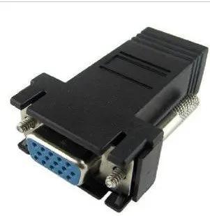 Бесплатная доставка Переходник VGA мама для кабеля RJ45 100 шт./лот|rj45 serial cable|rj45 cablerj45