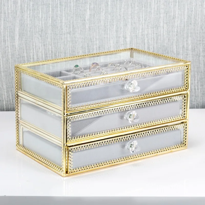 Органайзер для туалетного столика скандинавский ящик держатель макияжа с