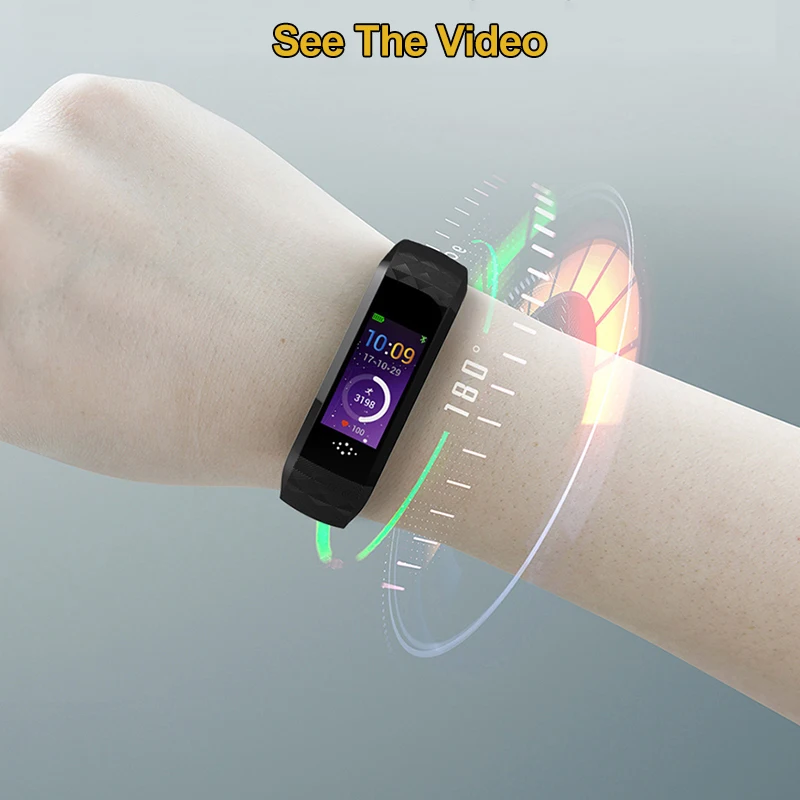 SANDA Bluetooth Смарт-часы для женщин и мужчин измеритель артериального давления