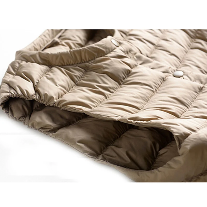 Женский жилет на утином пуху ультра легкий теплый Приталенный без рукавов осень