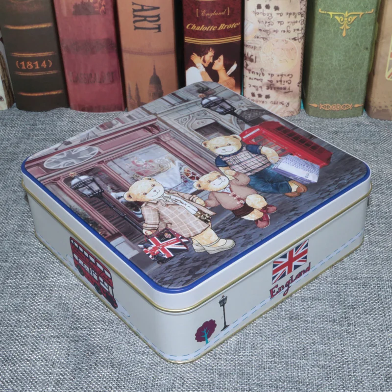 Металлическая коробка 17 6 мм металлическая для конфет органайзер ланча печенья