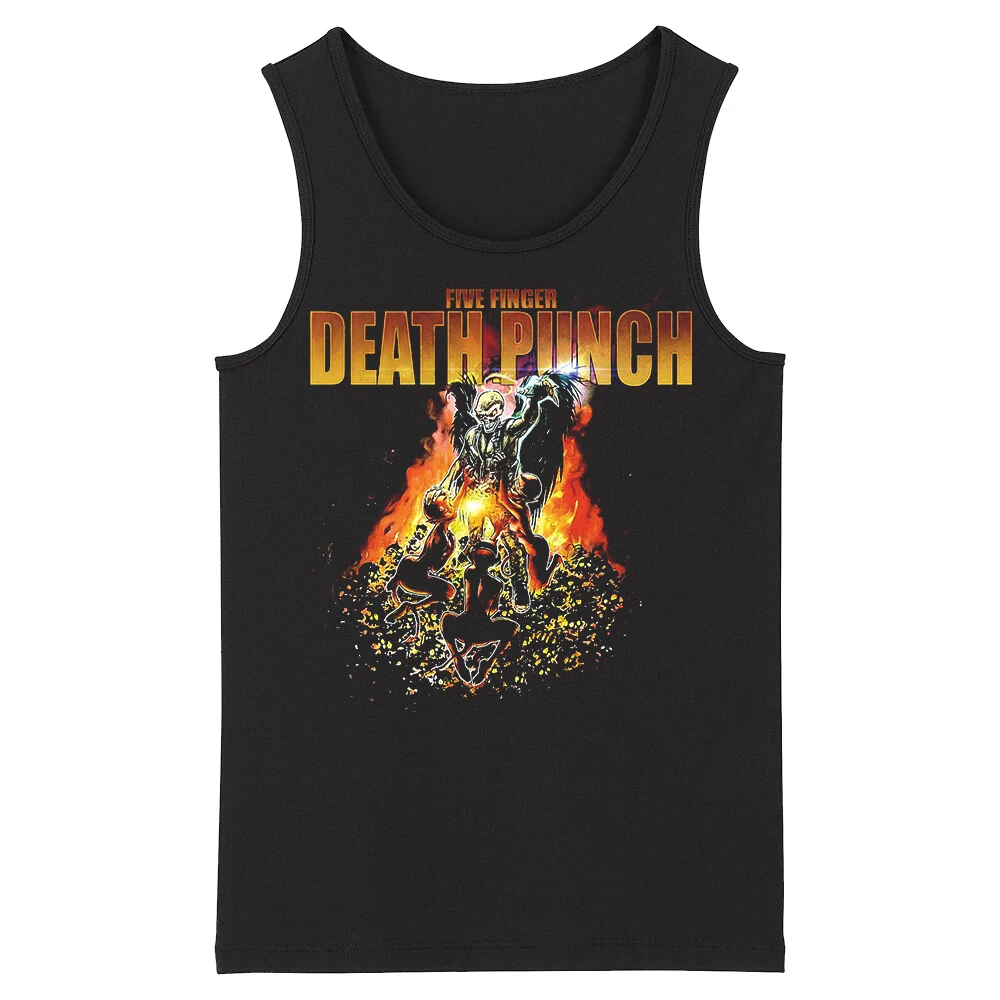 Todhoof Five Finger Death Punch Grindcore Альтернативная металлическая Deathcore тяжелый металлический мужской топ Азиатский размер