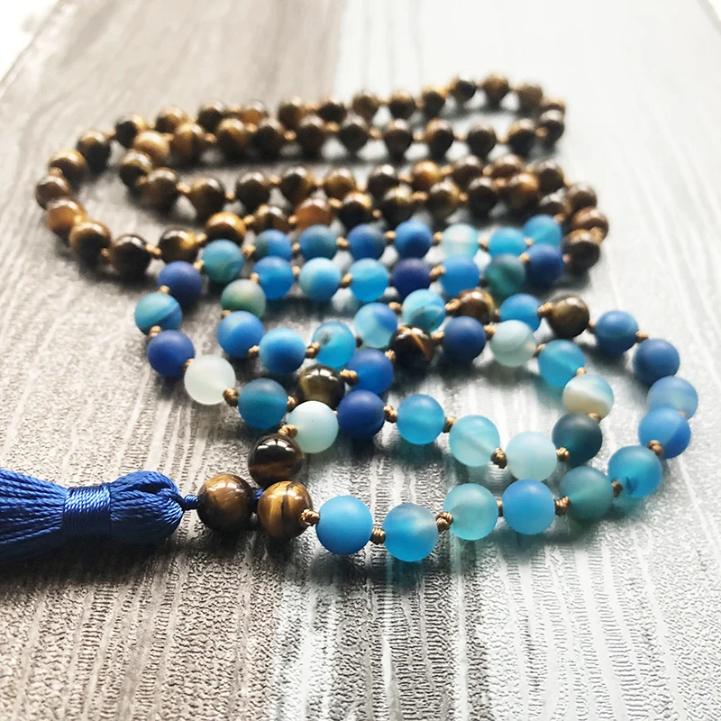 Ожерелья с кисточками ручной работы ювелирные изделия для йоги ожерелье