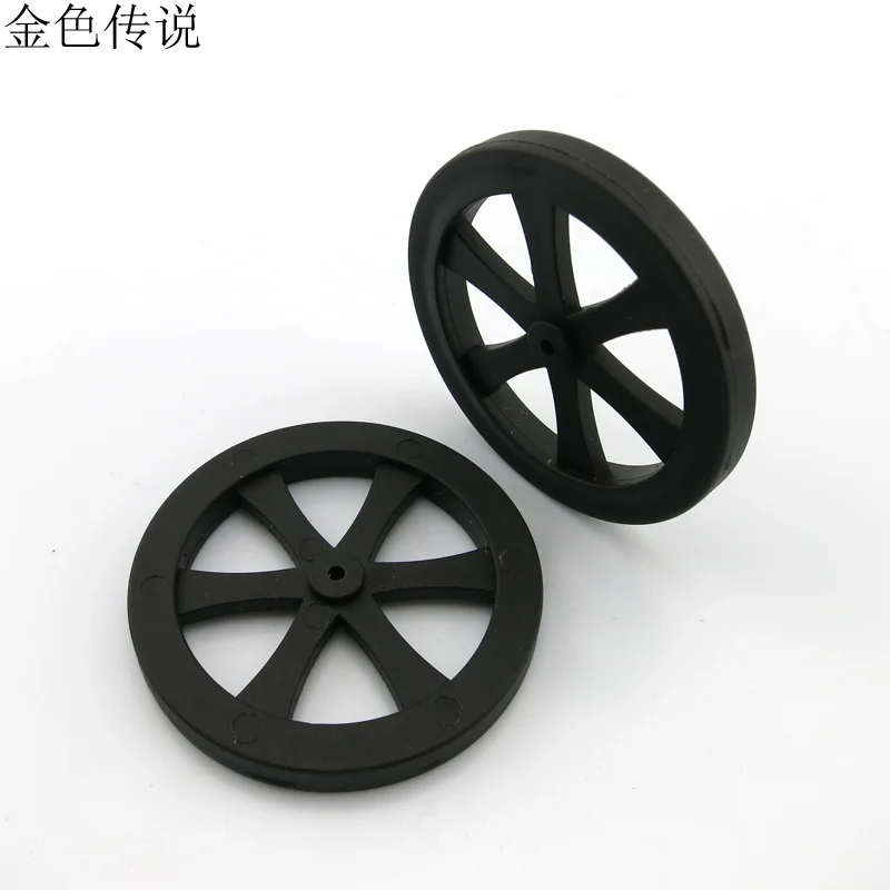 

JMT 2 * 44mm Classic Wheel DIY Toy Wheel Model Small Wheel Plastic Wheel Accessories DIY Handmade RC Spare Parts