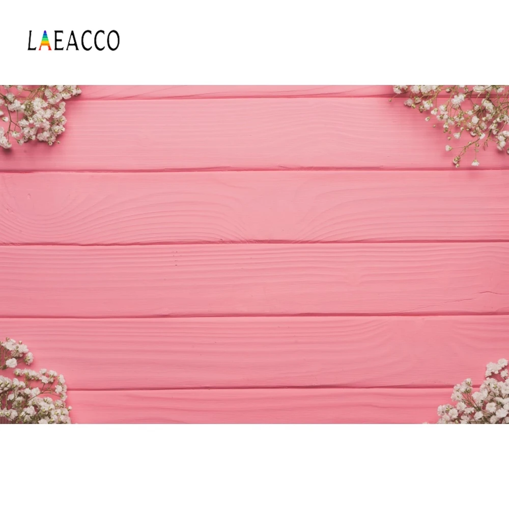 Laeacco розовый деревянный фон для фотосъемки на заказ Детское питание портрет