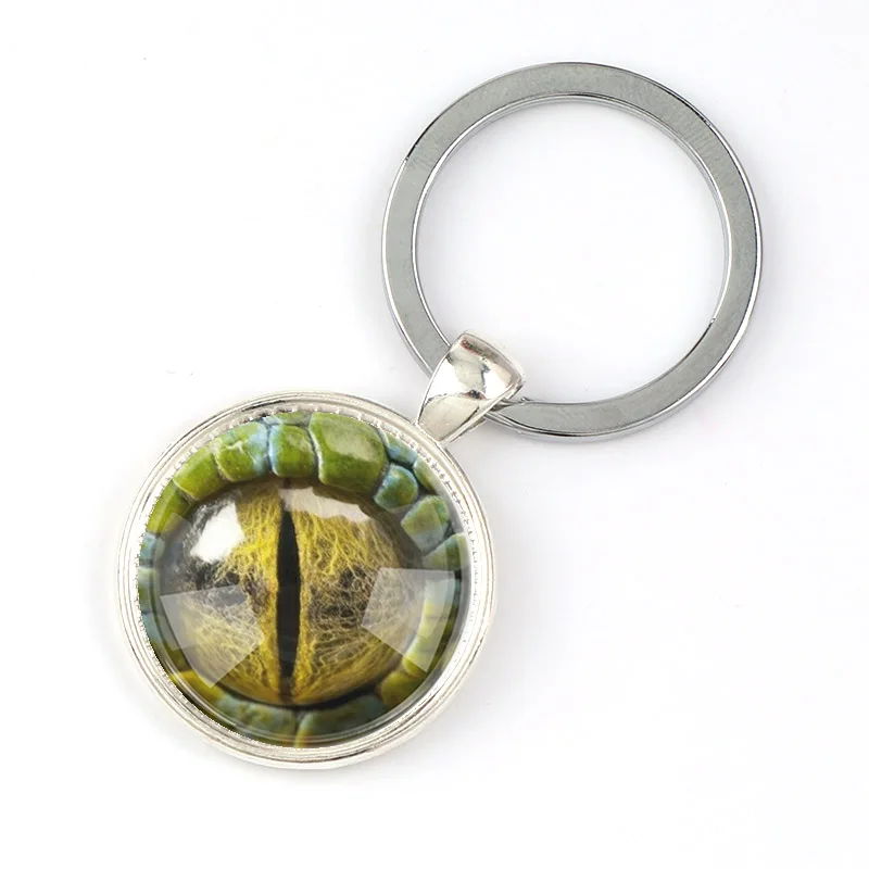 Сменный винтажный металлический глазок ящерицы стеклянные заготовки под