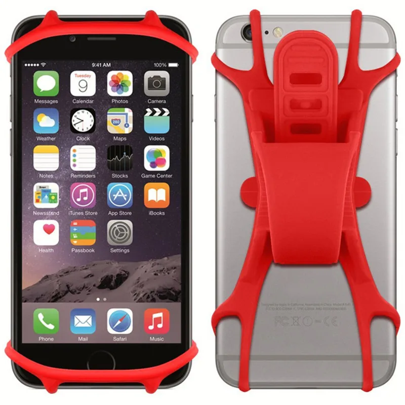 Силиконовый держатель телефона велосипеда велосипед высокая эластичность