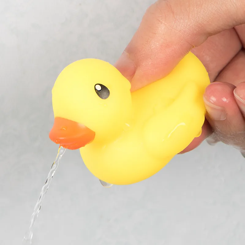 1 шт. милый мягкий резиновый поплавок с уткой игрушка-поплавок для мытья ребенка
