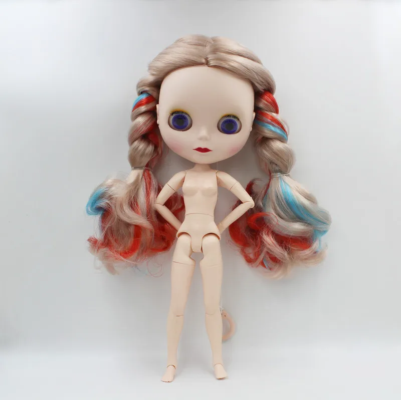 Бесплатная доставка шарнирная Детская кукла Обнаженная Blyth подарок на день