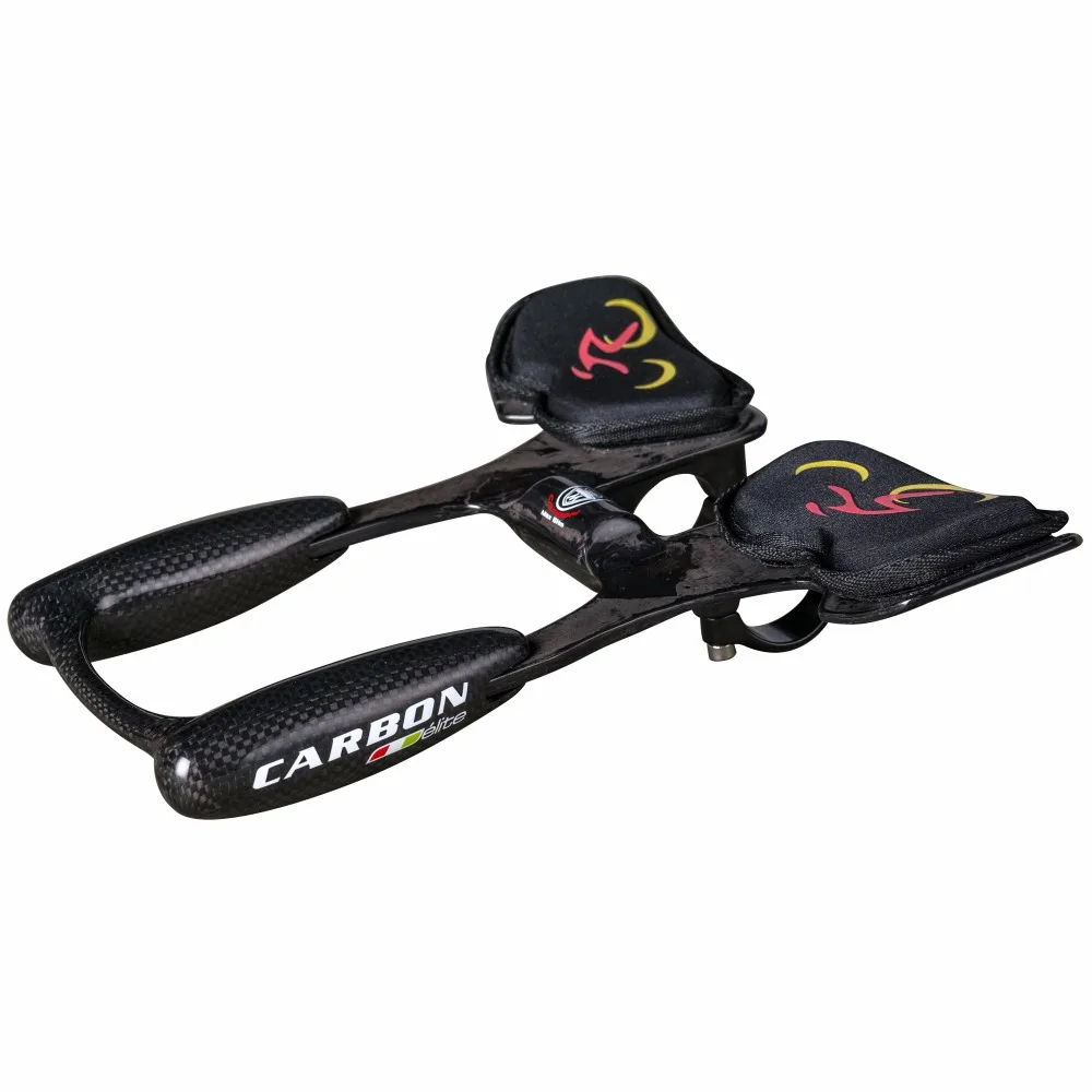 Дешево Велосипедный удлинитель JIMAITEAM Bullhorn TT, для триатлона, велосипеда, 31,8 мм, 3K, глянцевый карбоновый Аэро-бар