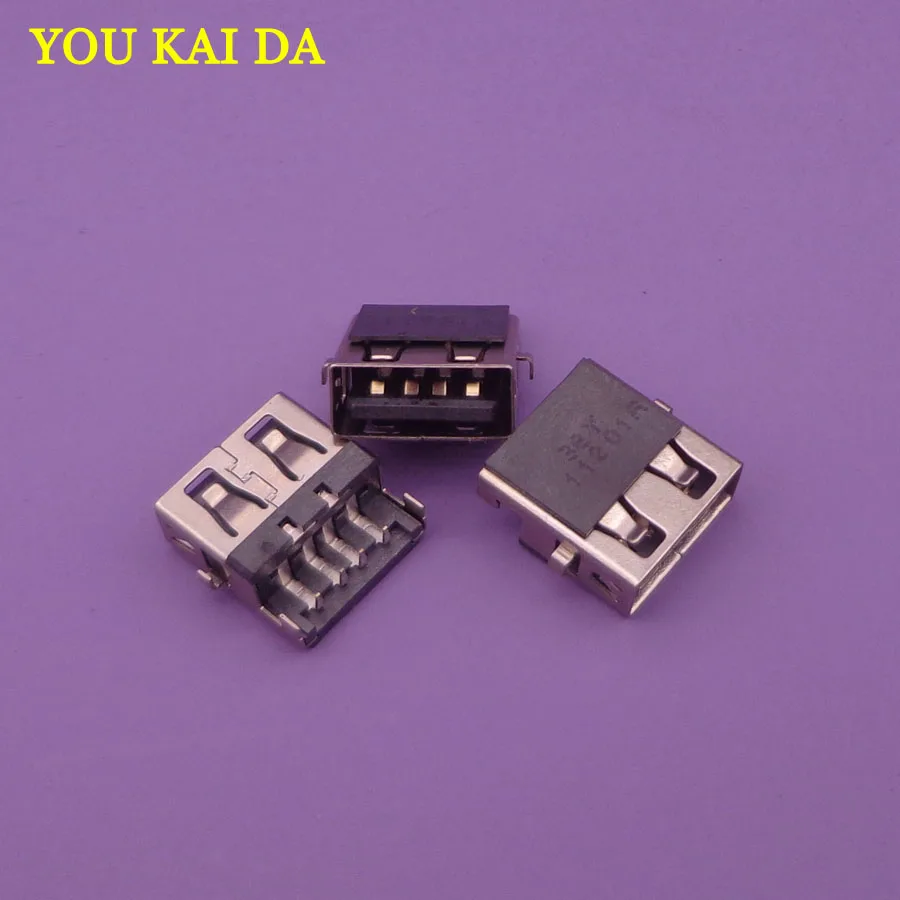 USB разъем для ноутбука 50 шт. Разъем HP G4 1000 G6 G7 G62/ Lenovo G570 G570A G570AH E320 / Samsung 3