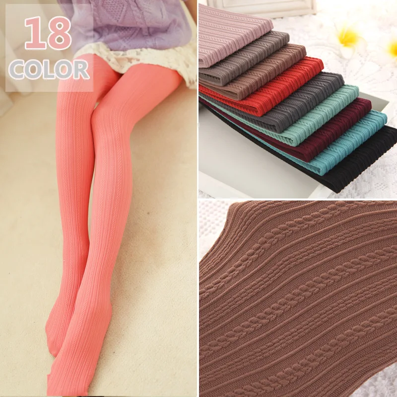 

3 Pair Women's Sexy Footed Thick Opaque Pantyhose Stretch 160 Denier Long Soft Autumn Winter Nylon Tights Candy Color Stockings