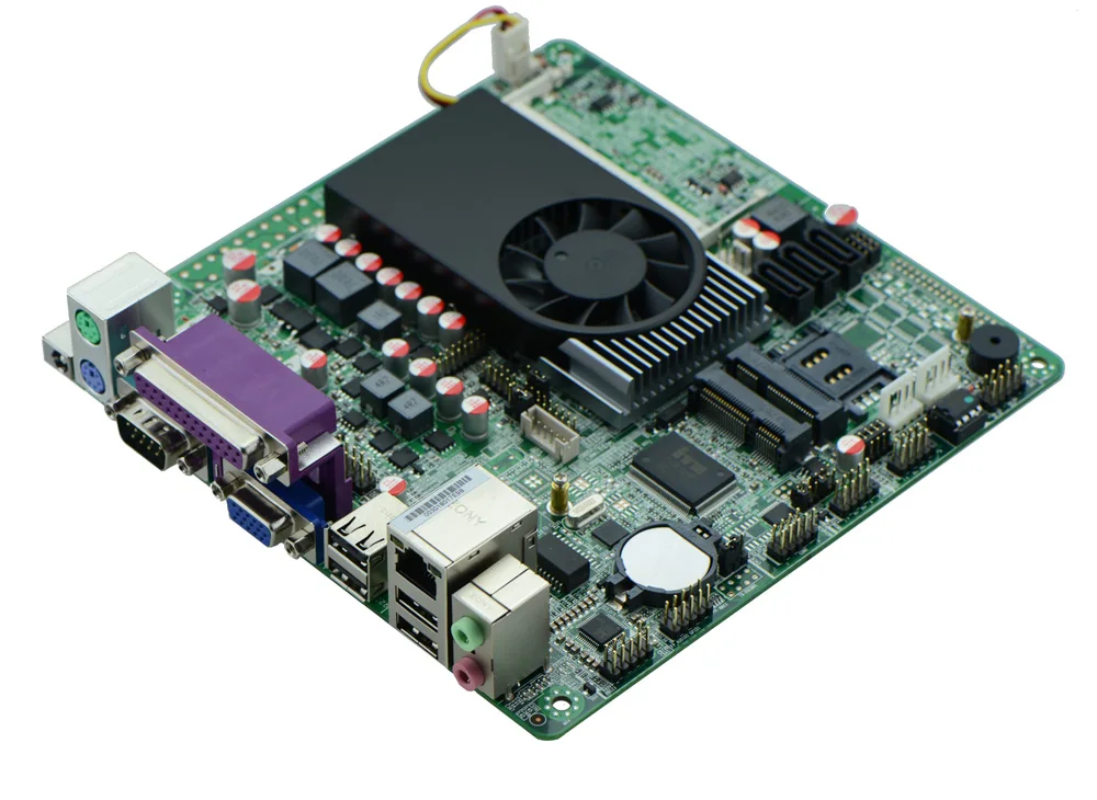 1037U / DC 12V /Dual 24bits LVDS/ POS промышленные материнские платы/ATM Материнские платы/Mini ITX