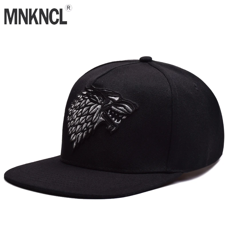 Шапка с дизайном волк Snapback Бейсболки песнь Lce и огонь зима грядет шляпа Игра