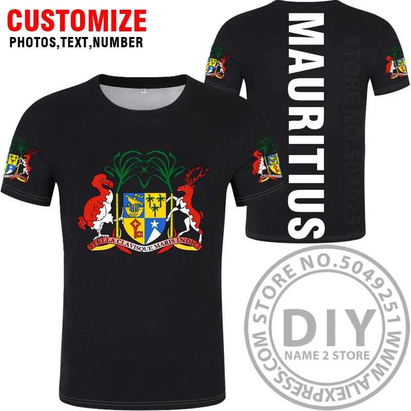 Футболка Маврикия самодельная футболка с бесплатным именем и номером на заказ