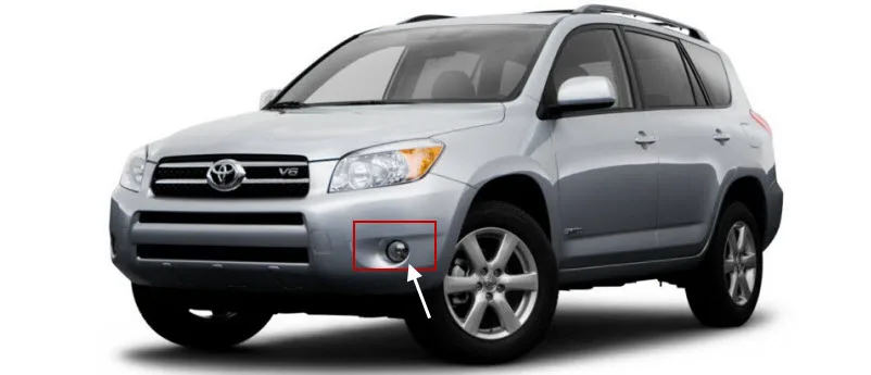 Для Toyota RAV4 RAV-4 2006- 2 в 1 светодиодный светящийся объектив противотуманные фары 3 цвета ангельские глазки DRL дневные ходовые огни