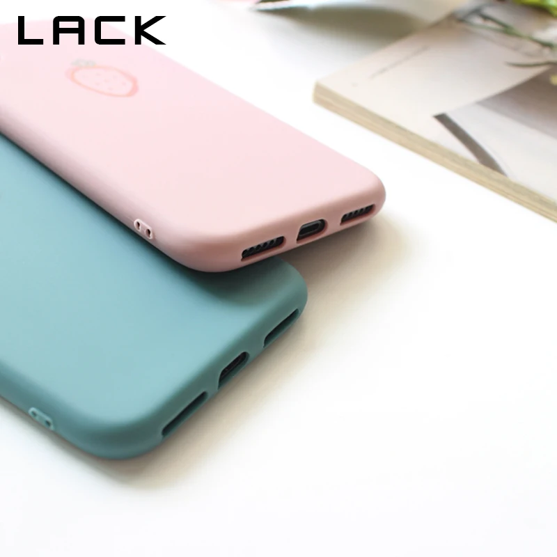 LACK Cartoon Fruits Strawberry Phone Case For iphone XS Max Cover Cute Soft TPU Couples Cases X XR 6 6S 7 8 Plus Capa |
