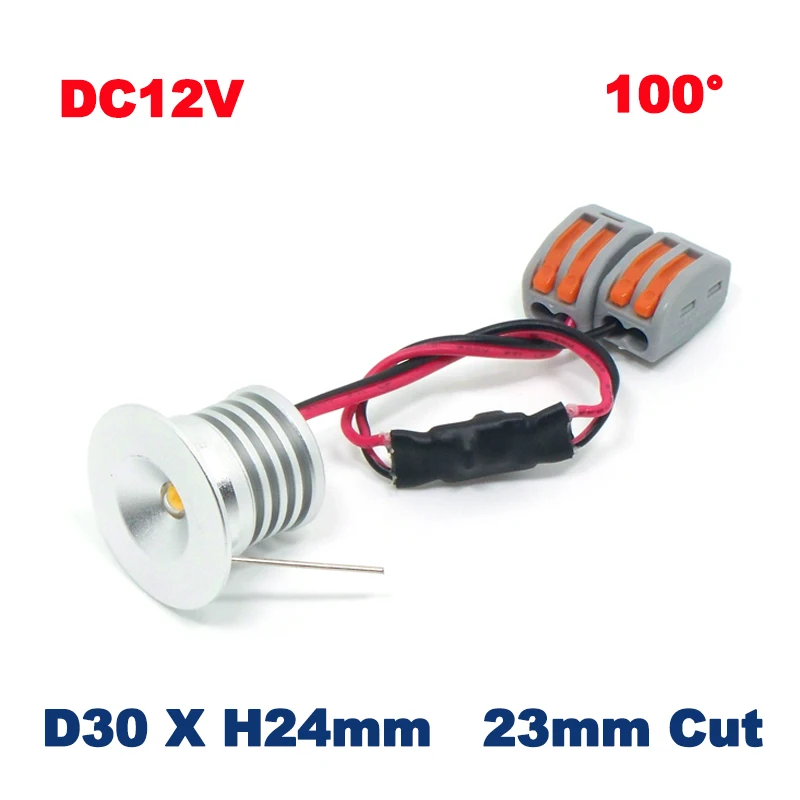 20 шт. 3 Вт 23 мм 240Lm 12V 24V Светодиодный светильник CE по ограничению на использование