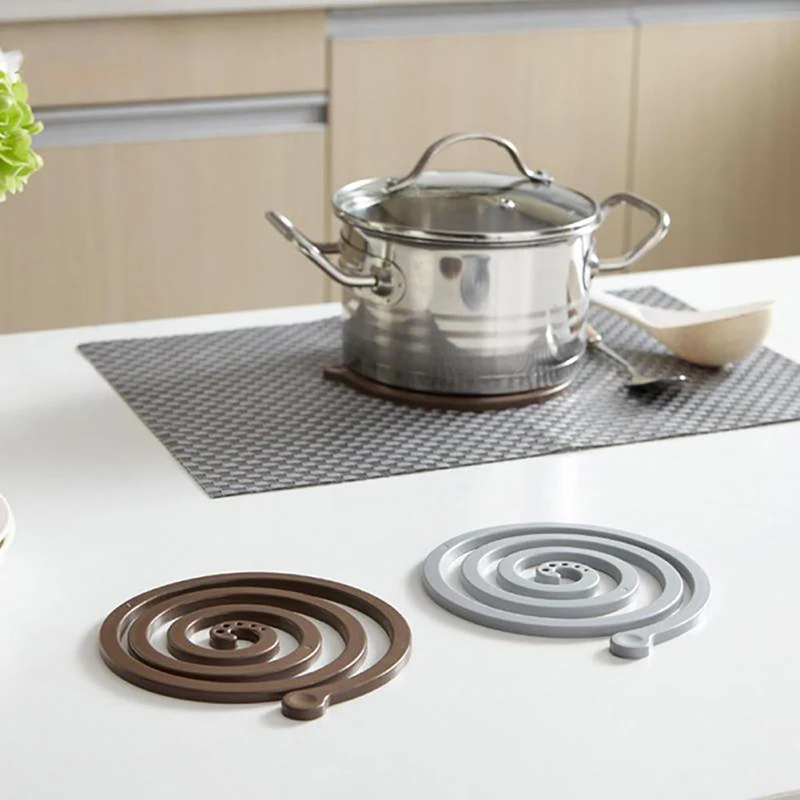Коричневый/серый экологичный термоизоляционный Коврик Coaster Настольный коврик